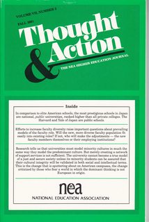 Thought and Action: The NEA Higher Education Journal Vol VII No. 2 Fall 1991