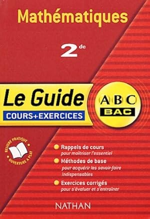 Image du vendeur pour Abc du bac : Math?matiques Seconde - Jean-Luc Dianoux mis en vente par Book Hmisphres