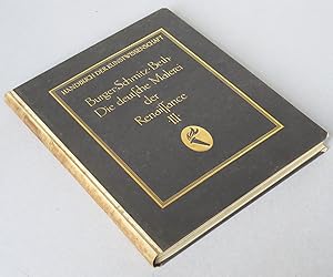 Bild des Verkufers fr Die deutsche Malerei vom ausgehenden Mittelalter bis zum Ende der Renaissance III. Oberdeutschland im XV. und XVI. Jahrh. [= Handbuch der Kunstwissenschaft] zum Verkauf von Antikvariat Valentinska