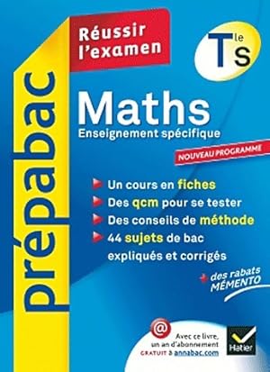 Maths Terminale S : enseignement sp?cifique - Franck Ellul
