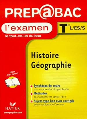 Histoire-G?ographie Terminales L, ES, S - Elisabeth Brisson