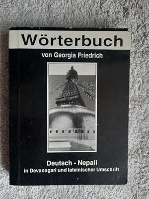 Wörterbuch Deutsch - Nepali. In Devanagari und lateinischer Umschrift.