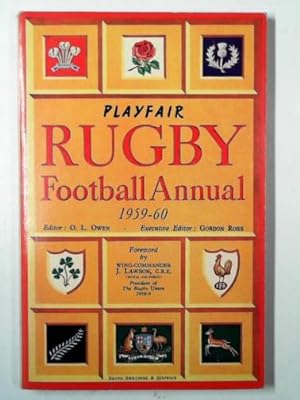 Image du vendeur pour Playfair Rugby football annual 1959-60 mis en vente par Cotswold Internet Books