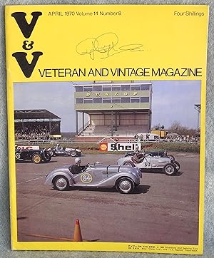 Imagen del vendedor de Veteran and Vintage Magazine April 1970 Volume 14 Number 8 a la venta por Argyl Houser, Bookseller