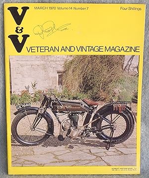 Immagine del venditore per Veteran and Vintage Magazine March 1970 Volume 14 Number 7 venduto da Argyl Houser, Bookseller