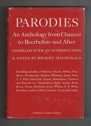 Imagen del vendedor de Parodies An Anthology from Chaucer to Beerbohm-And After a la venta por Sweet Beagle Books