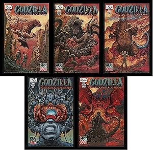 Seller image for Godzilla Cataclysm Comic Set 1-2-3-4-5 Lot King of the Monsters Biollante Mothra for sale by CollectibleEntertainment