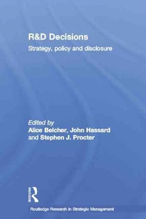 Seller image for R&D Decisions : Strategy Policy and Innovations for sale by GreatBookPricesUK