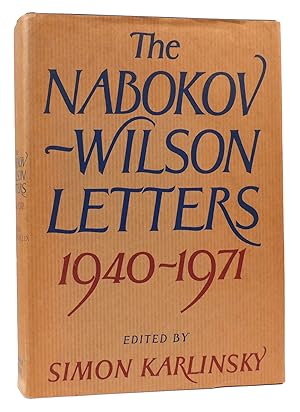 Seller image for NABOKOV-WILSON LETTERS 1940-1971 for sale by Rare Book Cellar