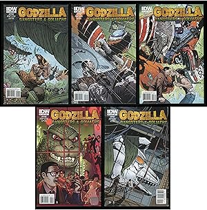Bild des Verkufers fr Godzilla Gangsters and Goliaths Variant Comic Set 1-2-3-4-5 Lot B Gojira Kaiju Mothra zum Verkauf von CollectibleEntertainment