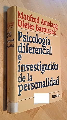 Seller image for Psicologa diferencial e investigacin de la personalidad for sale by Llibres Bombeta