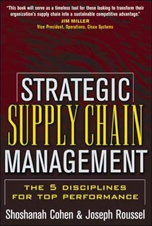 Imagen del vendedor de Strategic Supply Chain Management a la venta por Reliant Bookstore