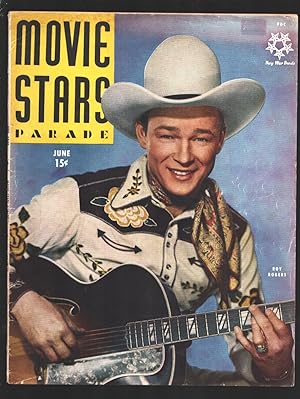 Movie Stars Parade 6/1945-Roy Rogers-Bells of Rogarita-Sunset Carson-Wild Bill Elliott-Sinatra-So...