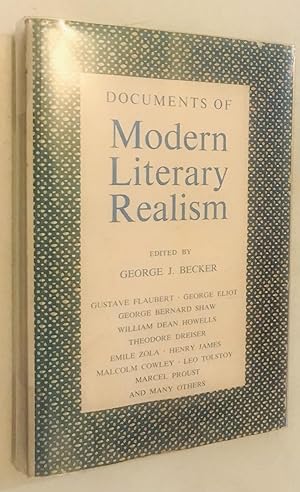 Bild des Verkufers fr Documents of Modern Literary Realism (Princeton Legacy Library, 1860) zum Verkauf von Once Upon A Time