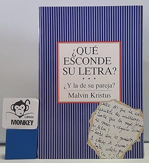 Imagen del vendedor de Qu esconde su letra? Y la de su pareja? a la venta por MONKEY LIBROS