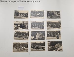 Beisetzung Kaiser Wilhelm II. : Konvolut : 12 Fotografien / Foto-Postkarten : Gestempelt: "Nicht ...
