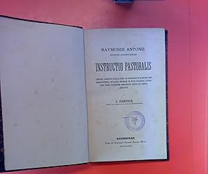 Imagen del vendedor de Raymundi Antonii Episcopi Eystettensis Instructio Pastoralis a la venta por biblion2