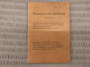 Seller image for Panorama vom Passwang 1204 m . M. auf Jura (ohne Nordansicht), Mittelland und Alpen. Nach der Natur gezeichnet. Neuauflage for sale by Genossenschaft Poete-Nscht