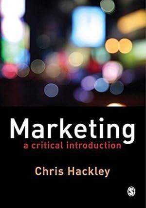 Imagen del vendedor de Marketing: A Critical Introduction a la venta por WeBuyBooks