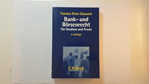 Seller image for Bank- und Brsenrecht fr Studium und Praxis for sale by Gebrauchtbcherlogistik  H.J. Lauterbach