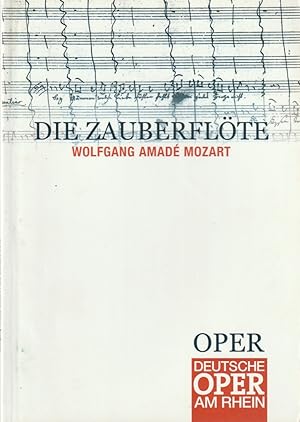Seller image for Programmheft Wolfgang Amade Mozart DIE ZAUBERFLTE Premiere 5. Juni 2004 Duisburg for sale by Programmhefte24 Schauspiel und Musiktheater der letzten 150 Jahre