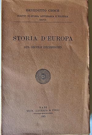 Storia dEuropa nel secolo decimonono.