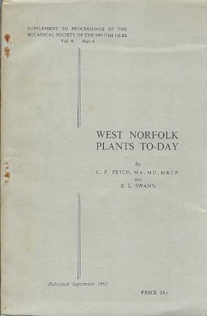 Seller image for West Norfolk Plants To-Day. [With] Supplement to "West Norfolk Plants Today". for sale by C. Arden (Bookseller) ABA