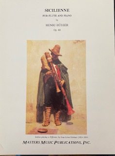 Seller image for Sicilienne for Flute and Piano Op. 60 (Master Wind Series) for sale by Never Too Many Books