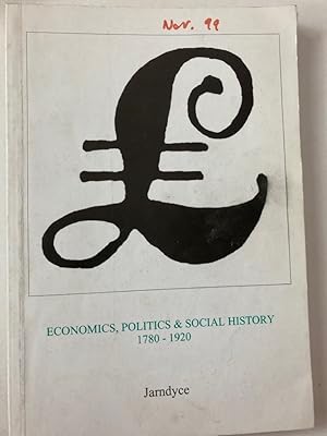 Bild des Verkufers fr Economics, Politics and Social History, 1780 - 1920. Catalogue 133 zum Verkauf von Plurabelle Books Ltd