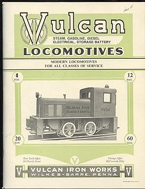 Vulcan Tank Type Locomotives Bulletin N0. A 394