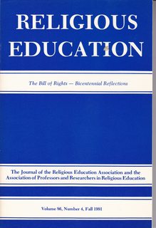 Religious Education-The Journal of the Religious Education and the Associations of Professors and...