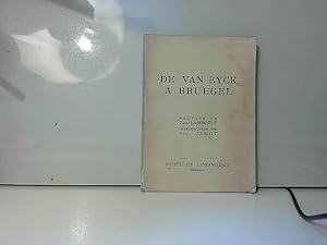 Seller image for DE VAN EYCK A BRUEGEL - Muse de l'Orangerie. for sale by JLG_livres anciens et modernes