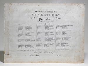 Ouverture aus der Oper Faust. Gestochene Noten, PN: 1277. (= Zweite Sammlung der Ouverturen für d...