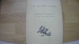 Bild des Verkufers fr Les quatres livres : entretiens de CONFUCIUS et de ses disciples, tome 3. zum Verkauf von JLG_livres anciens et modernes