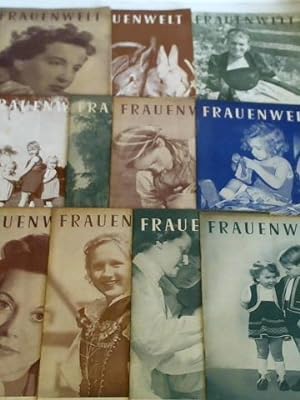 Frauenwelt - Zeitschrift für alle Gebiete des Frauenlebens. 15 Hefte aus 1954/1956