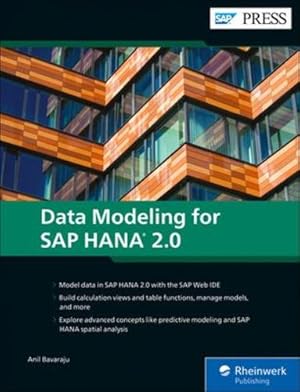 Image du vendeur pour Data Modeling for SAP Hana 2.0 by Bavaraju, Anil [Hardcover ] mis en vente par booksXpress