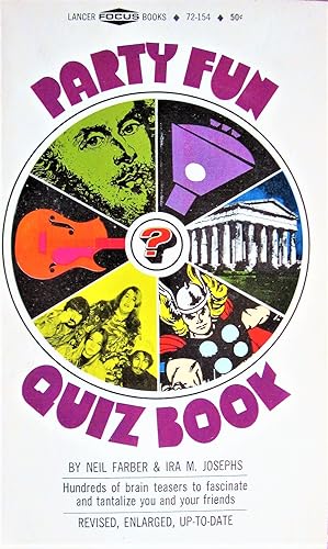 Bild des Verkufers fr Party Fun Quiz Book zum Verkauf von Ken Jackson