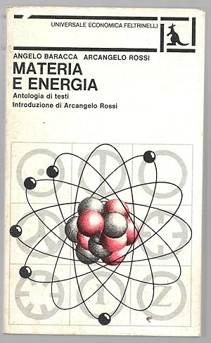 Bild des Verkufers fr Materia e energia zum Verkauf von Sergio Trippini