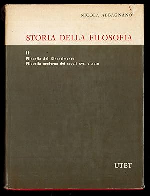 Bild des Verkufers fr Storia della filosofia vol. 3 zum Verkauf von Sergio Trippini