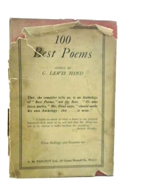 Image du vendeur pour 100 Best Poems mis en vente par World of Rare Books
