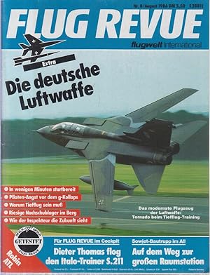 Flug Revue - Magazin Nr.08/1986 Die Deutsche Luftwaffe Flugwelt international