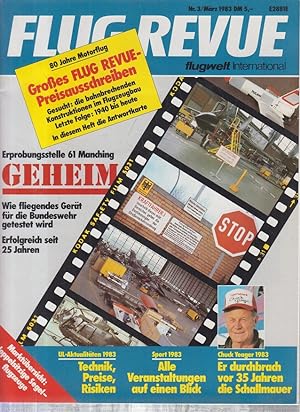 Flug Revue - Magazin Nr.03/1983 Großes Flug Revue-Preisausschreiben Flugwelt international