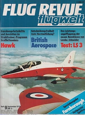 Flug Revue - Magazin Nr.09/1976 Hawk Flugwelt international mit " Flugkörper"