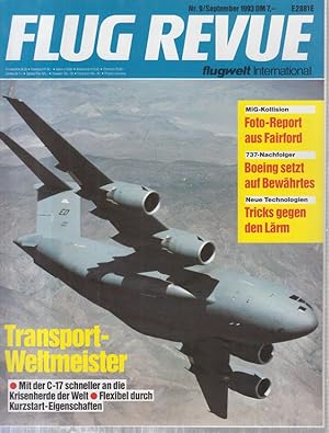 Flug Revue - Magazin Nr.09/1993 Transport-Weltmeister Flugwelt international