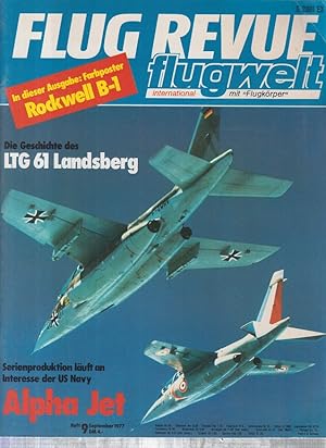 Flug Revue - Magazin Nr.09/1977 Alpha Jet Flugwelt international mit "Flugkörper"