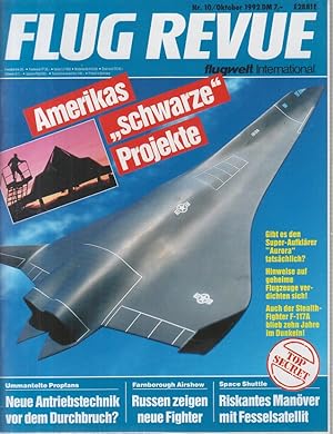 Flug Revue - Magazin Nr. 10/1992 Amerikas schwarze Projekte Das internationale Luft- und Raumfahrt -
