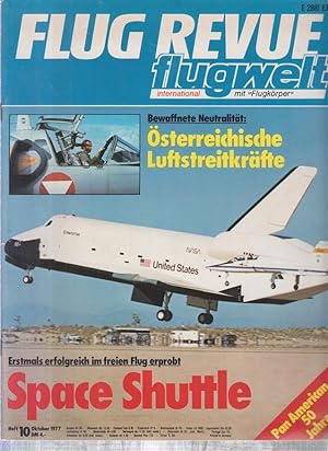 Flug Revue - Magazin Nr.10/1977 Space Shuttle Flugwelt international mit "Flugkörper"