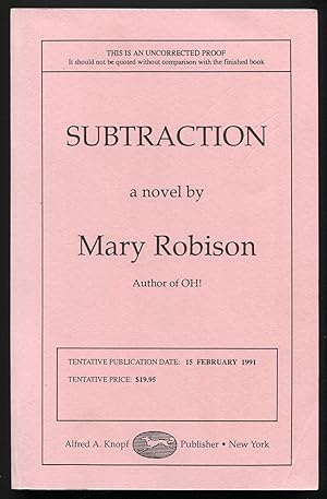 Seller image for Subtraction for sale by Between the Covers-Rare Books, Inc. ABAA