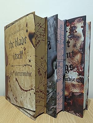 Immagine del venditore per The First Law Series 1-3: The Blade Itself; Before They Are Hanged; Last Argument of Kings (Signed Numbered set) venduto da Fialta Books