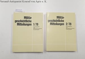 Bild des Verkufers fr (Band 1+2/1978) Militrgeschichtliche Mitteilungen zum Verkauf von Versand-Antiquariat Konrad von Agris e.K.